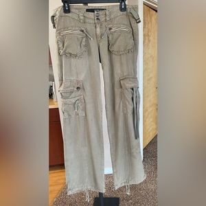 vintage GUESS low rise cargo pants